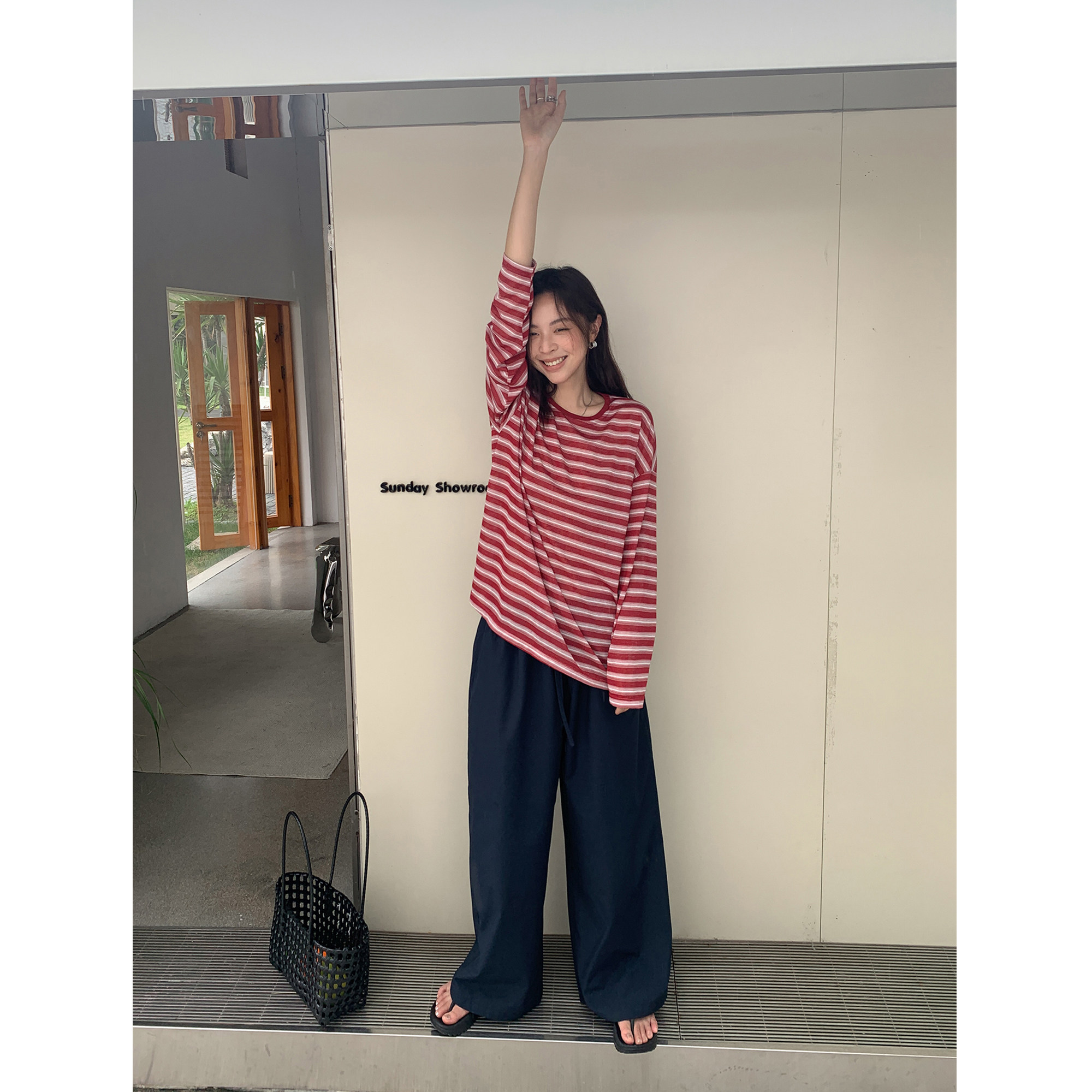 四喜家莱赛尔轻薄长袖T恤女防晒图片