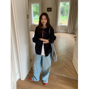 女秋季 撞色抽绳连帽拉链卫衣开衫 宽松外套 周末加州梦 SIXI四喜家