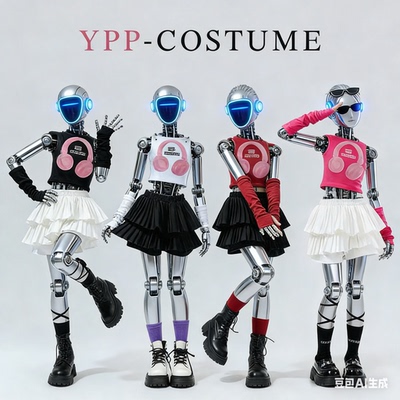 unitree宇树机器人服装同款表演服女爵士舞服装走秀套装女孩街舞