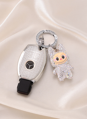 老款奔驰gla200钥匙套c200l专用glc300/260壳cla220女c180l汽车扣