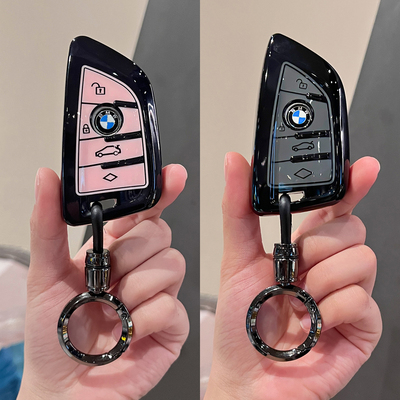 适用宝马x3钥匙套x5/x1壳5系530刀锋i3三3系330/325li/x2/x4扣525