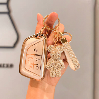 适用凯迪拉克xt5钥匙套ct5专用xt4壳ct6女xts车atsl扣xt6高级ct4