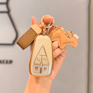 适用长安cs75plus钥匙套univ/t/k逸动cs55/35欧尚x5/7糯玉米z6车