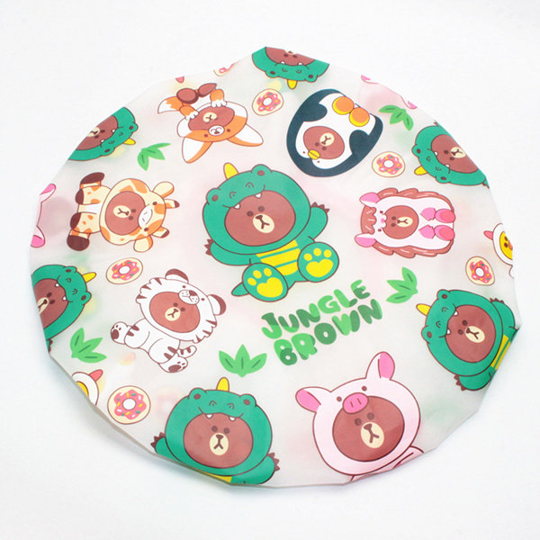 日本大牌卡通 TSUM 懒蛋 面包超人熊防水洗澡浴帽 洗头帽重复使用|ruв категории семья/личные чистящие средства, потребительских уборка посуды, шапочка для душа - от Buy2taobao.com для оказания профессиональной услуги покупки агента Taobao