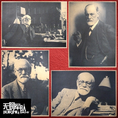 弗洛伊德装饰画牛皮纸海报