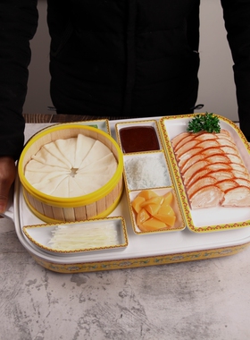 美之灵仿真烤鸭模型北京烤鸭套餐