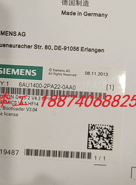 全新西门子内存卡6AU1400-2PA22-0AA0-Z M42 M43 M44 F01 F02 F03