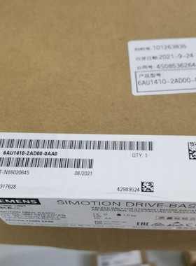 原装正品未拆封D410DP伺服控制器6AU1410-0AA00-0AA0