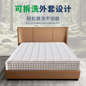 床垫租房专用家用空气纤维乳胶软硬两用无胶水棉麻袋装弹簧床垫