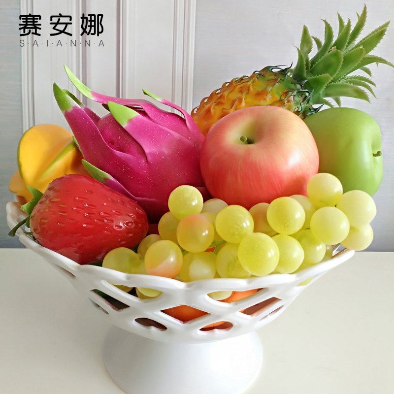 加重仿真水果套装 假水果模型 儿童启蒙橱窗摄影 仿真水果摆件