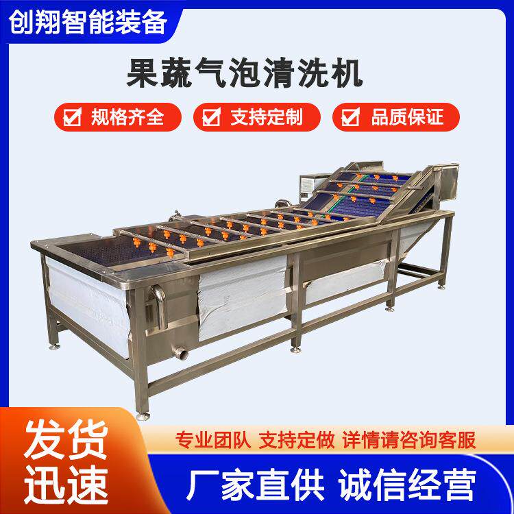 苦XHD气泡清洗机辣椒清洗设备黄连芩气泡黄浴式清洗参机气水泡清