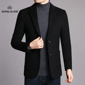 羊毛休闲 修身 西装 春秋季 小西服高级感便西毛呢外套 男士 Donlojoe