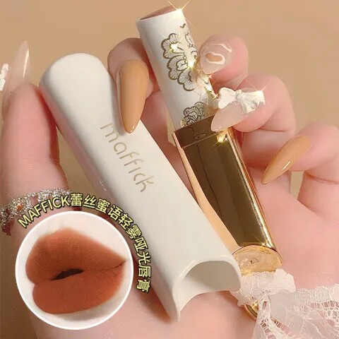 MAFFICK口红MAFFICK蕾丝蜜语轻雾哑光唇膏显白不易掉色唇泥不拔干图片