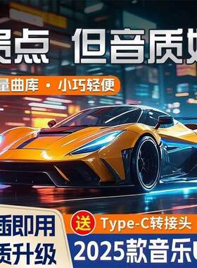 【2025豪华版车载音乐U盘】歌单音质升级正版授权无损音质G
