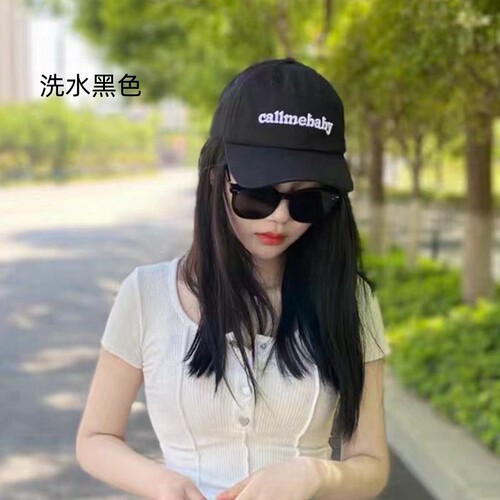 博主同款高级洗水棉软顶棒球帽子