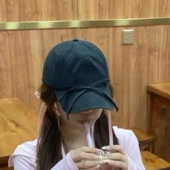 发财宅女网红博主明星同款 蝴蝶结棒球帽子棉鸭舌帽遮阳韩版 街头新