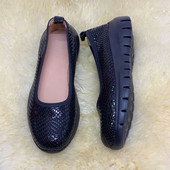 平底大码 ESKEIN轻便运动跳舞中老年厚底妈妈鞋 软底软面奶奶鞋 到43