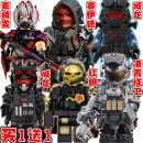 三角洲行动适用乐高威龙红狼赛伊德积木人仔凌霄戍卫模型拼装 玩具