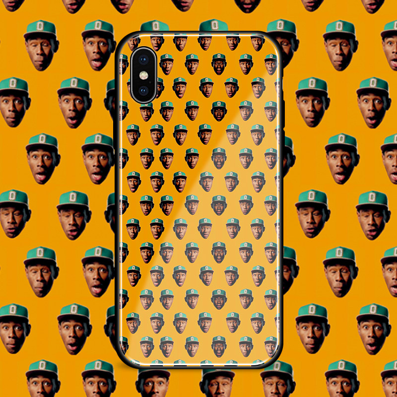 Tyler the Creator Apple Glass Mobile phone shell XSmax xr Hip hop iPhone87plus set 6Sin the 3C Digital Accessories, Cell Phone Accessories , Phone Protection Case/Shell  category - from Buy2taobao.com to provide professional Taobao agent buy service