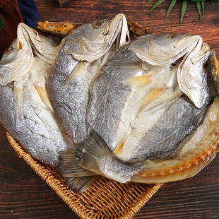温州东海特产三牙鱼干货三齿咸鱼干黄鱼干咸水生鱼黄姑鱼干