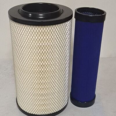 2442空气滤芯适配重汽王牌豪曼国五六滤清器两头通孔空气格双。