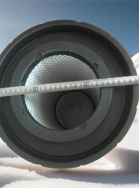 新款欧曼GTL星翼版双驱520马力国六空气滤清器空气滤芯PU3045凹口