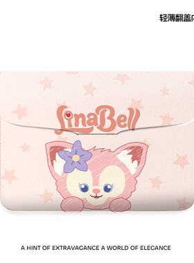 FANXI可爱玲娜贝儿笔记本电脑内胆包适用华为matebook苹果macbookair14寸女小新13.3小米联想13保护套15.6