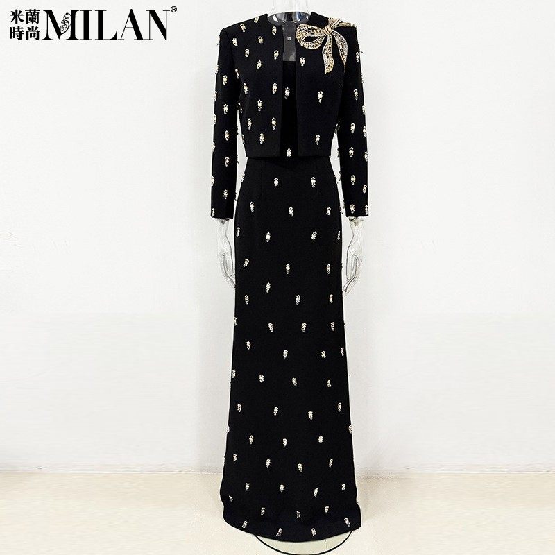 现货2026新款法式抹胸长裙钉珠镶钻连衣裙短款外套两件套晚礼服女,女装/女士精品,礼服/晚装,淘宝优惠券,粉丝福利购,淘宝优惠卷