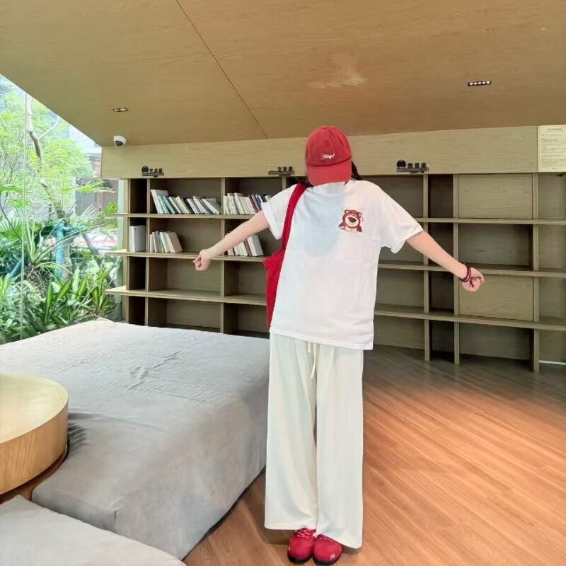 印花T恤重磅纯棉T恤宽松短袖