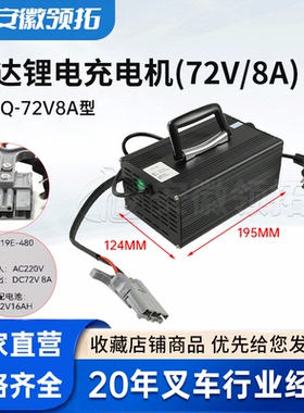 叉车配件力达CBD15/CBD20-190Li充电机LCDQ-72V8A配电池72V/16AH