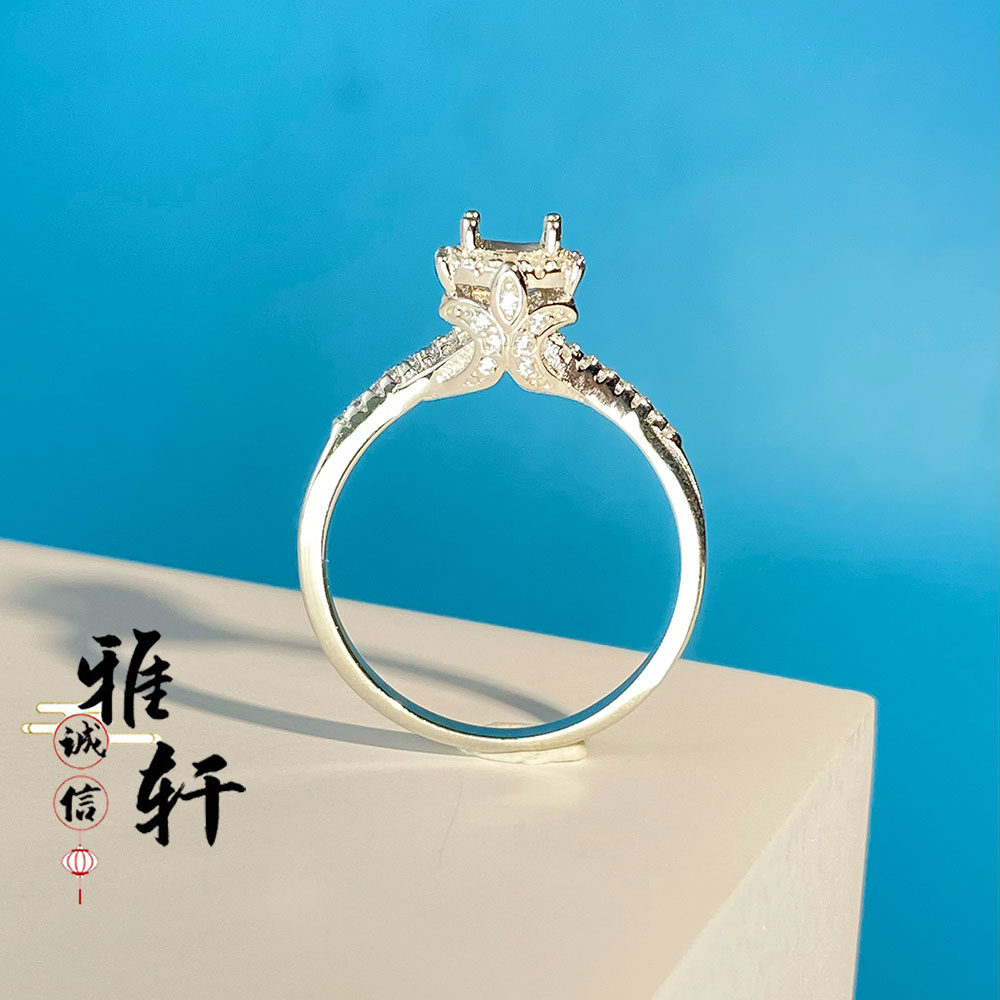 克拉钻高级感戒指空托女