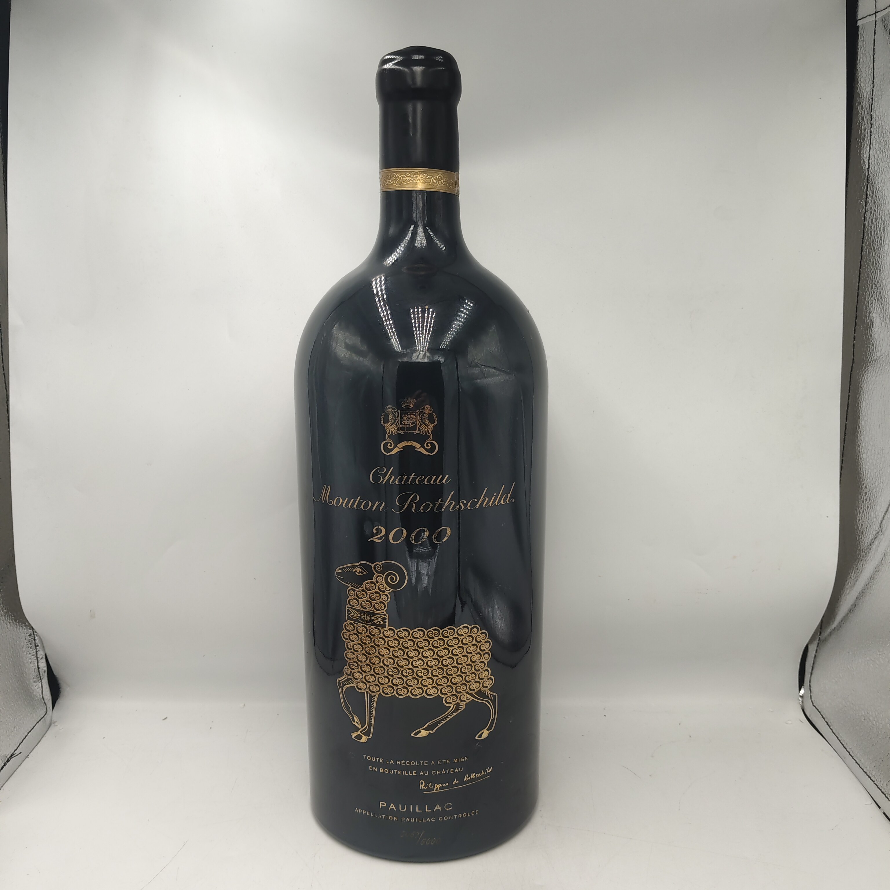 2000年木桐红酒金羊5L装木桐正牌