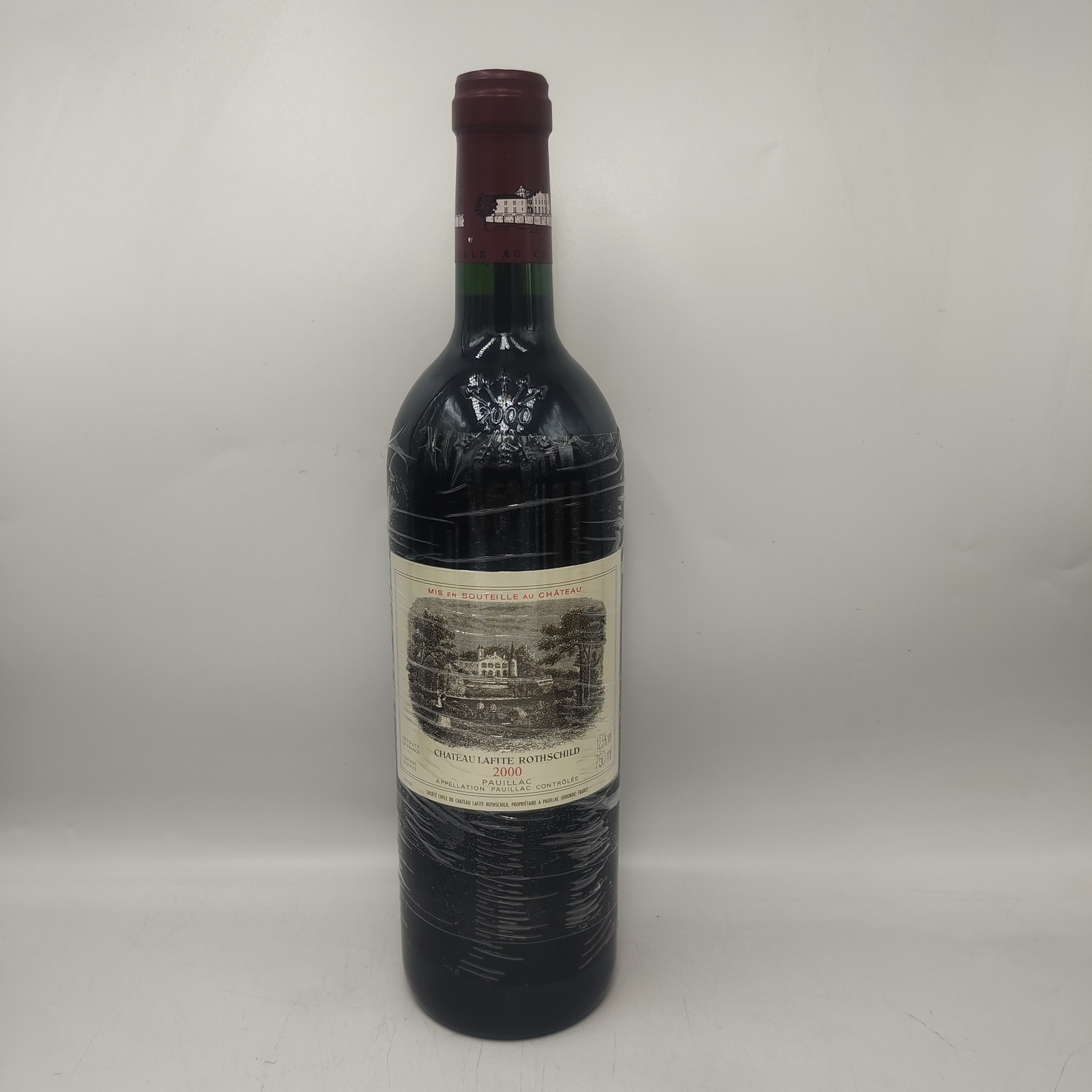 2000年大拉菲红酒拉菲古堡正牌干红葡萄酒法国一级庄