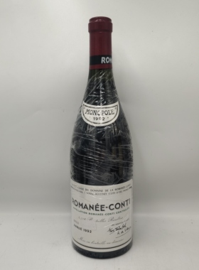 1992年法国罗曼尼康帝红酒Romanee-Conti特级园黑皮诺红葡萄酒