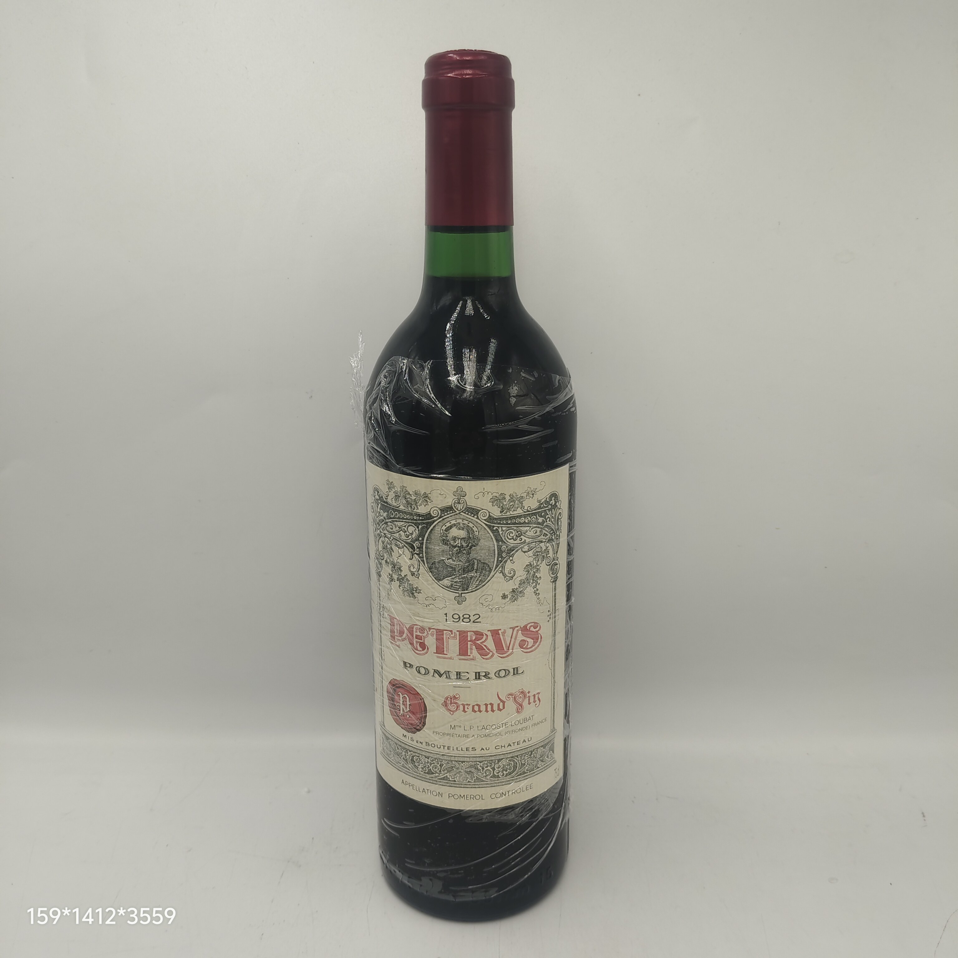 1982年帕图斯（柏翠）红酒梅洛法国Petrus帕图斯酒庄干红葡萄酒