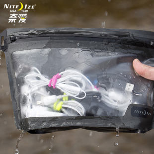 奈爱NiteIze防水钱包 TPU户外海边旅游沙滩玩水防尘袋 洗漱化妆包