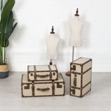 Ретро портативный вместительный и большой ящик для хранения, портативная коробка, старомодный чемодан, делается под заказ