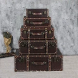 Ретро портативный чемодан, антикварная портативная коробка