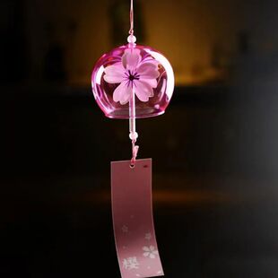 Wind Bell Handmade Glass Furin Home Decors Hanging Craft Che