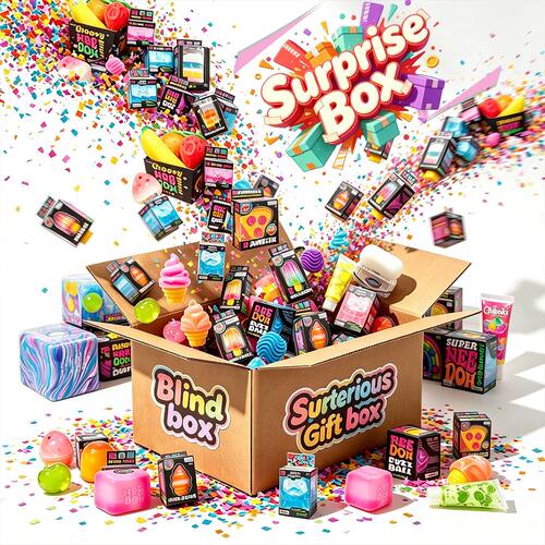 NeeDoh Schylling Squeez Toy Blind Box Ordinary Soap fruit St