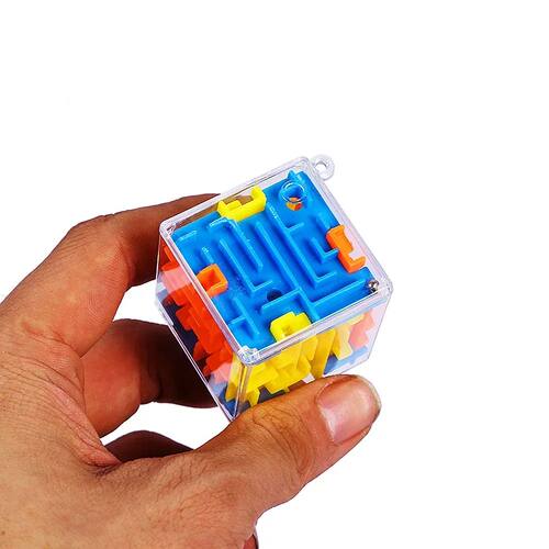 Fun 3D Cube Rolling Beads Maze Toys Boys Girls Birthday Wedd