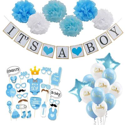 Baby Shower Boy Girl Decorations Set It's a Boy It's a Girl