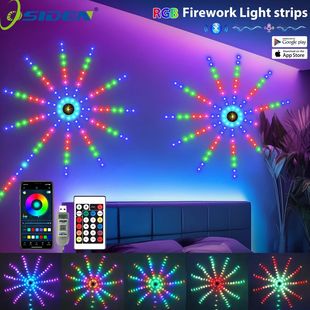 Lights Bluet Firework With USB Strip LED Flexible RGB 1pc