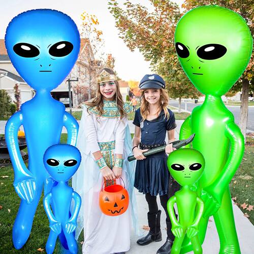 2Pcs Inflatable Alien Inflatable Toys For Halloween Thanksgi