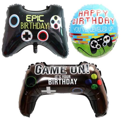 Video Game Controller Party Decoration Happy Birthday Gaming