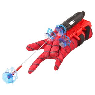 Spider Cosplay Wrist Launcher with Soft Sticky Darts Shooter