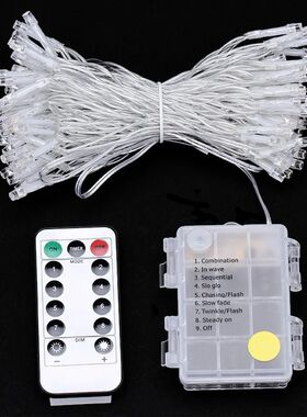 Battery Operated 20/40/80/160Led String Light Christmas Ligh