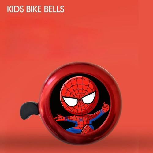 SpiderMan Bicycle Bell Cute Children MTB Bike Safe Warning A