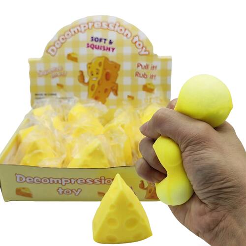 Cheese Squeeze Toy  Soft Slow Rebound Cheese Squishy Toy Sof