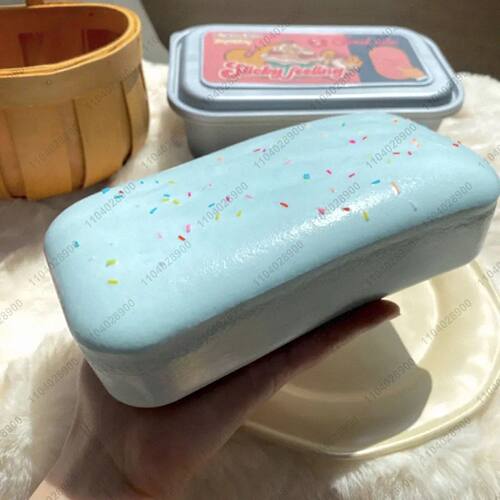 Sticky Box Cake Squishy Toy Slow Rising Squeeze Toy Butter I